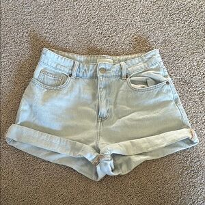 Women's Light Blue Denim Shorts